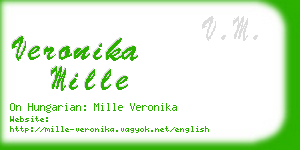veronika mille business card